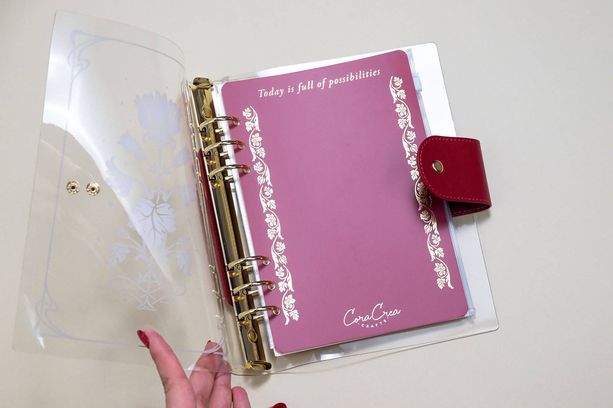 CoraCreaCrafts - Wholesale Desk Organizer - Flower Organizer Binder9