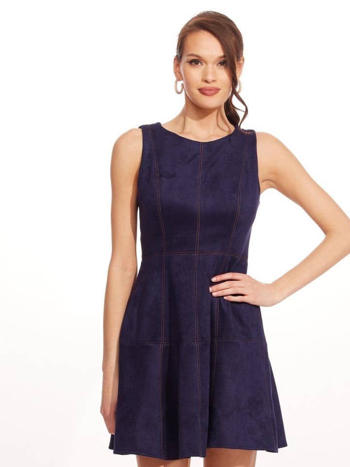 Haven Kleid — Preußisch Blau für den Großhandel von Eva Franco