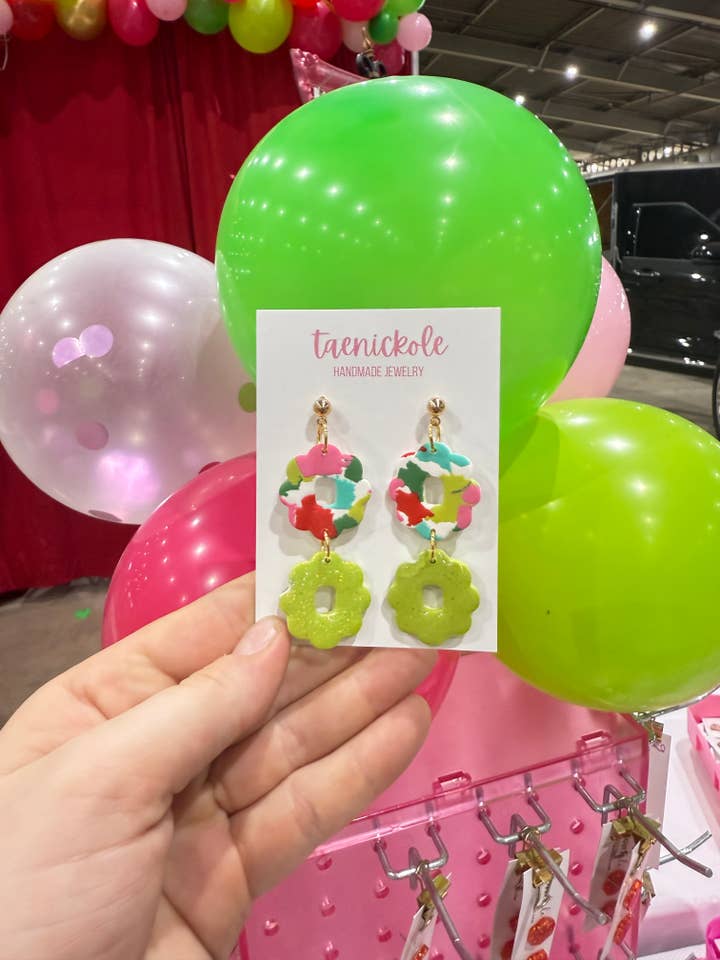 Whoville | Double Flora de Noël | Argile Polymère pour la vente par taenickole