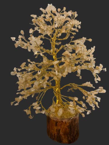 Árbol de piedras preciosas de citrino (600 chips de árbol con alambre dorado) para venta al por mayor de AmazeU