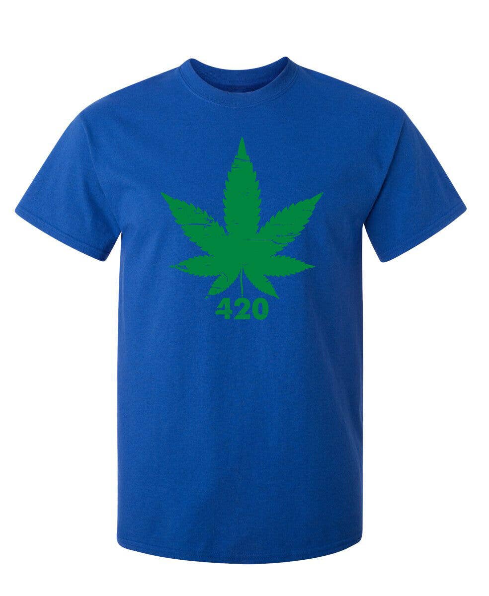 Feelin Good Tees - Wholesale Screen Printed T-Shirt - Unisex - 420 Pot Leaf1