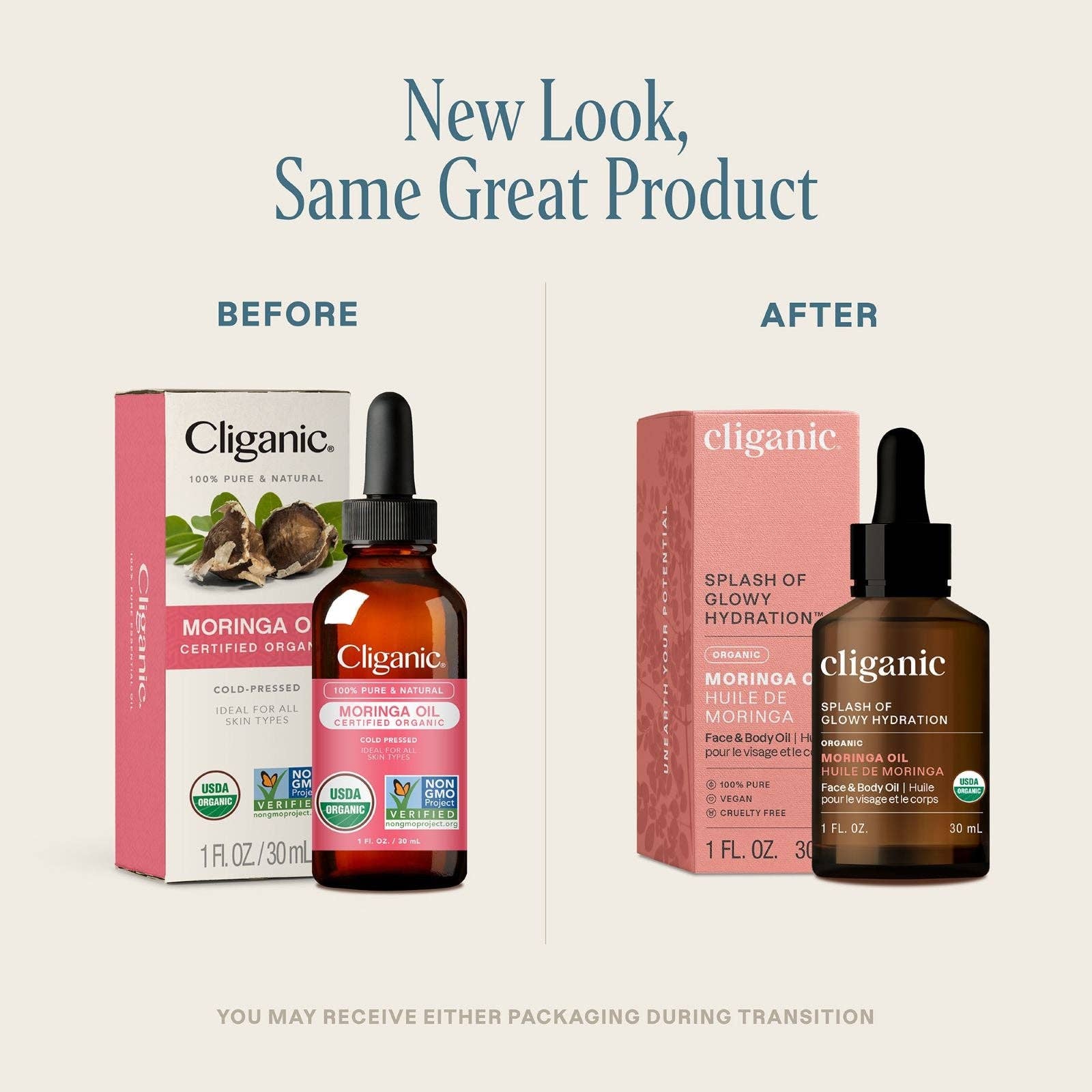 Cliganic - Wholesale Bath/Body Oil - Organic Moringa Oil1