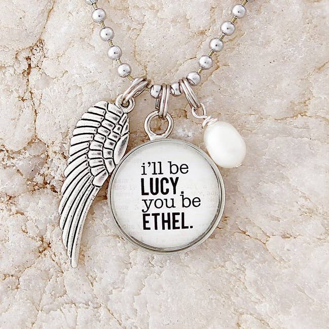 Lucy and Ethel Necklace for wholesale by Jennifer Dahl Designs LLC