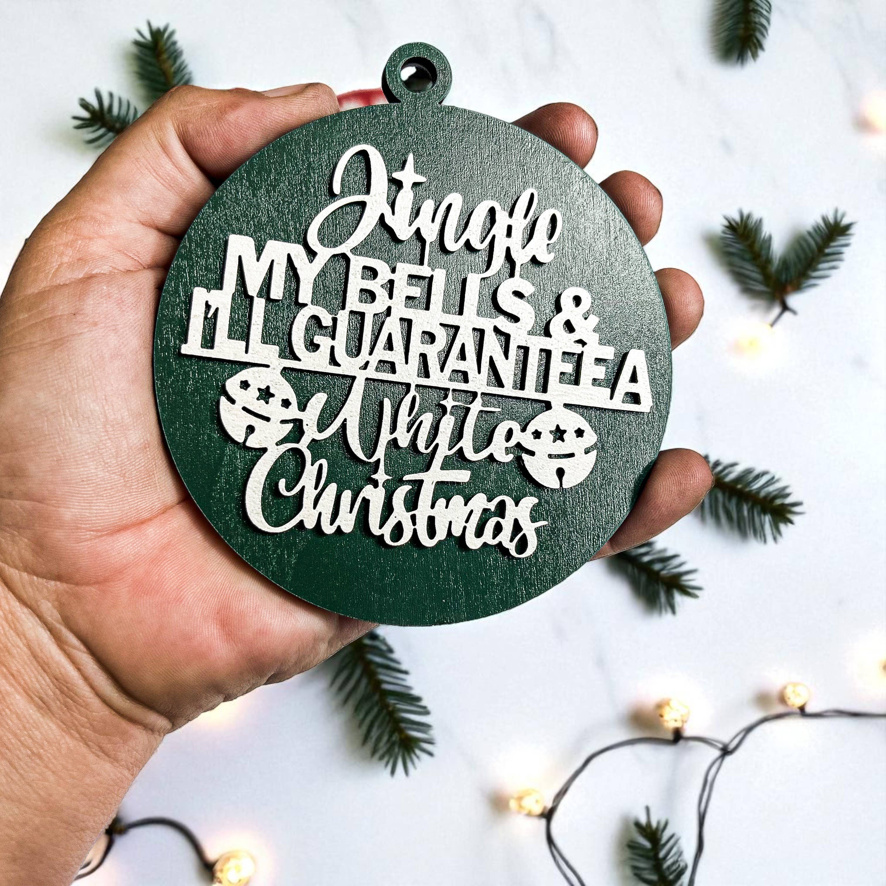 Gia Roma - Wholesale Ornament - Hanging Christmas Decor + Handmade Wooden Ornament Funny119