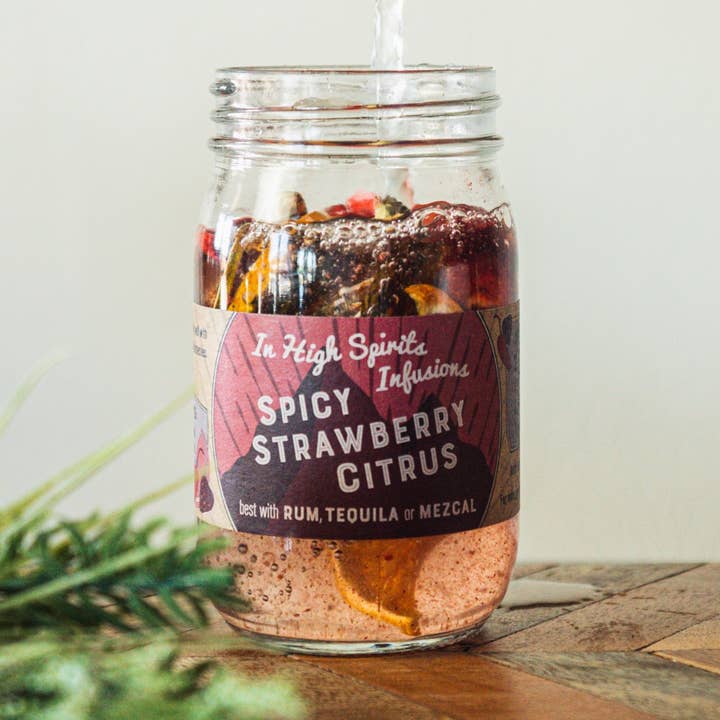 In High Spirits Infusions - Wholesale DIY Drink Kit - Spicy Strawberry Citrus cocktail infusion kit0