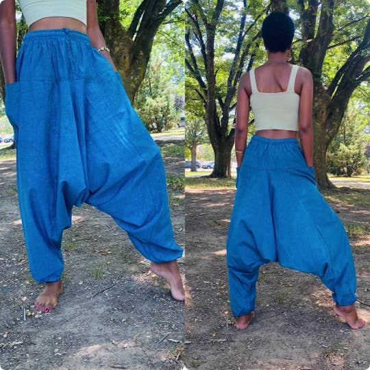 Karma Nepal Crafts - Wholesale Pants - Women's - Handmade Cotton Unisex Harem Yoga Pants