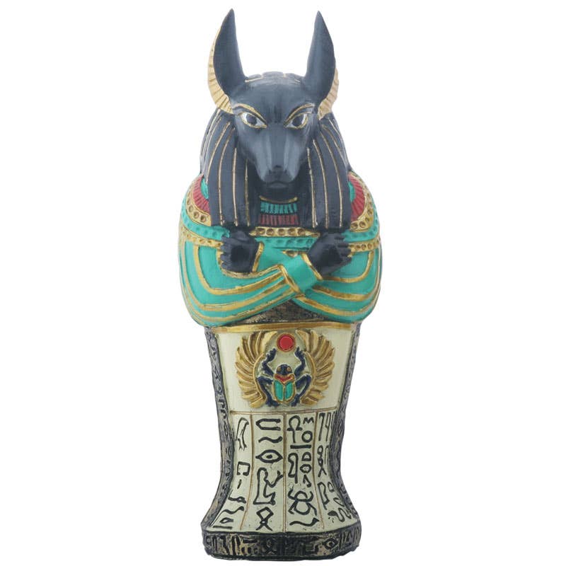 Pacific Trading - Wholesale Decorative Figurine - Egyptian Anubis Coffin with Mummy0