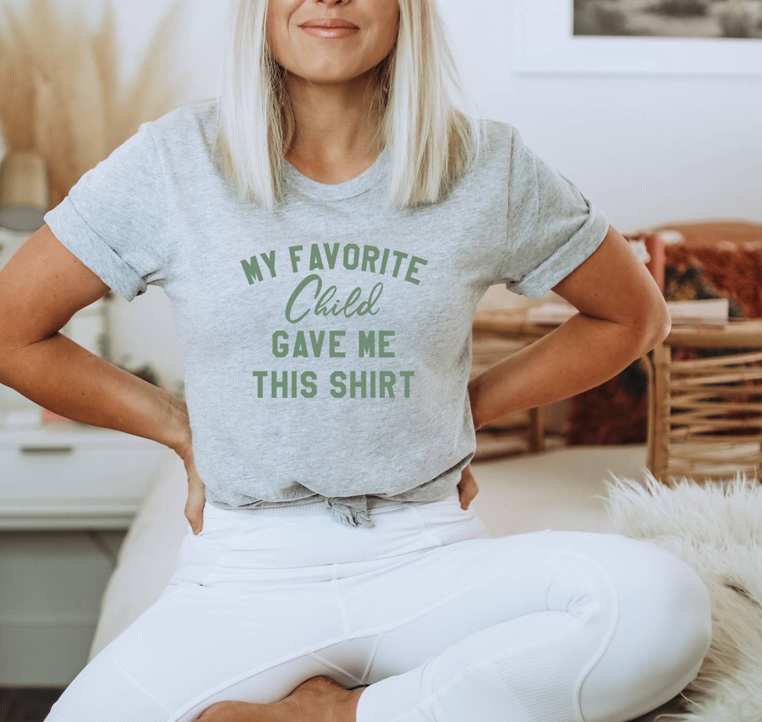 Shamaim - Wholesale T-Shirt (Graphic) - Unisex - MY FAVORITE CHILD GAVE ME THIS SHIRT short sleeve Tees6