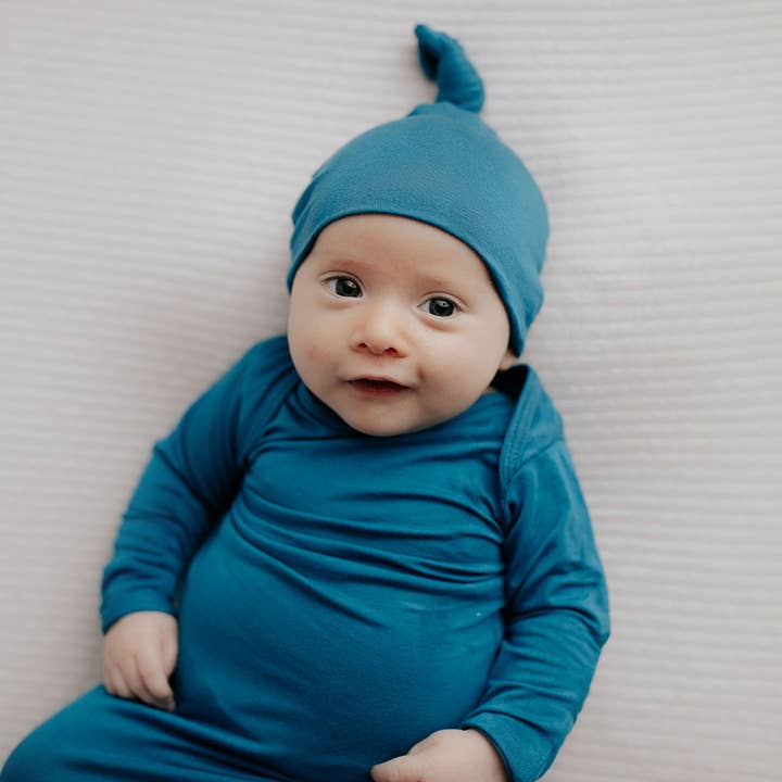 Three Little Tots - Vendita all'ingrosso Tutina per neonati - Neonati - Abito da sposa annodato blu19