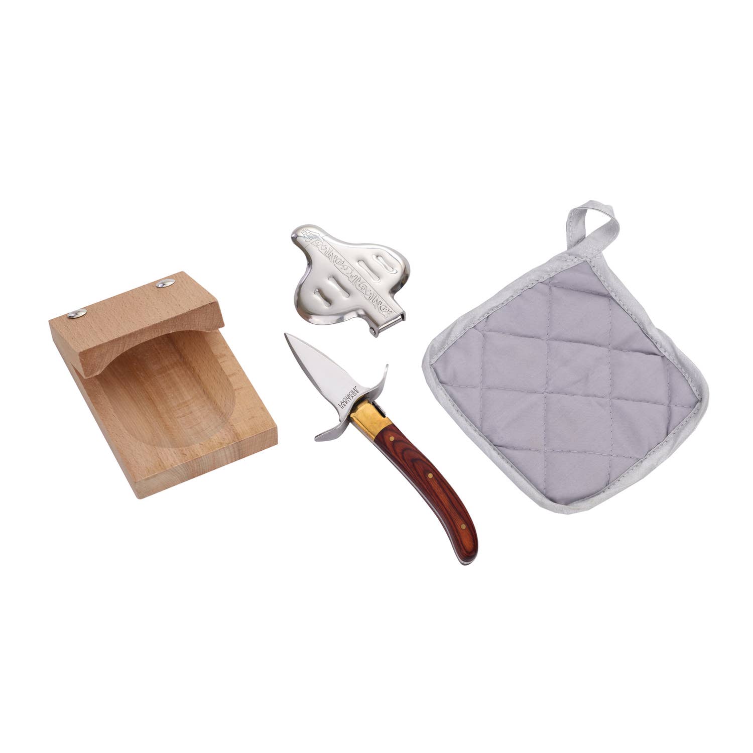 LAGUIOLE HERITAGE - Wholesale Kitchen Tool/Gadget - Laguiole HER Complete Set of Oyster Set 4 Accessories1
