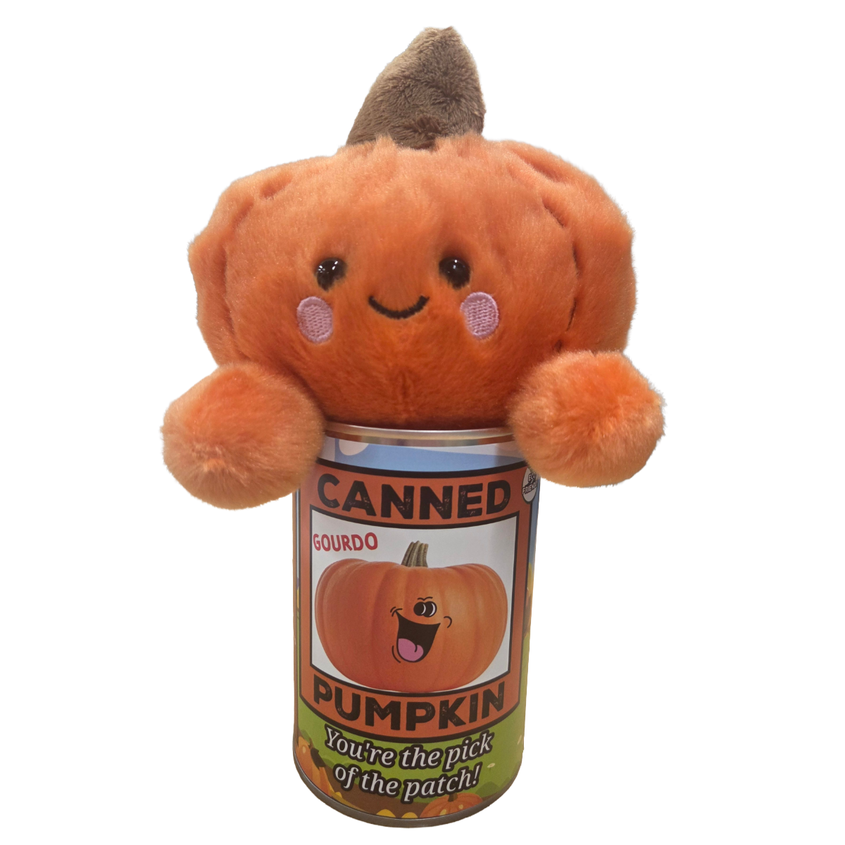 Canned Gifts - Wholesale Stuffed/Plush Toy - Kids & Baby - Canned Pumpkin - Fall Plush Gift in Can Jokes Pumpkin Patch4