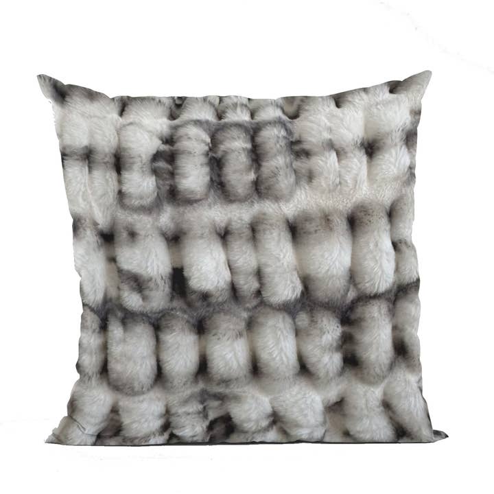 Plutus Off White Sherpa Animal Fuskpäls Lyxig kastkudde för wholesale av Plutus Home Brands