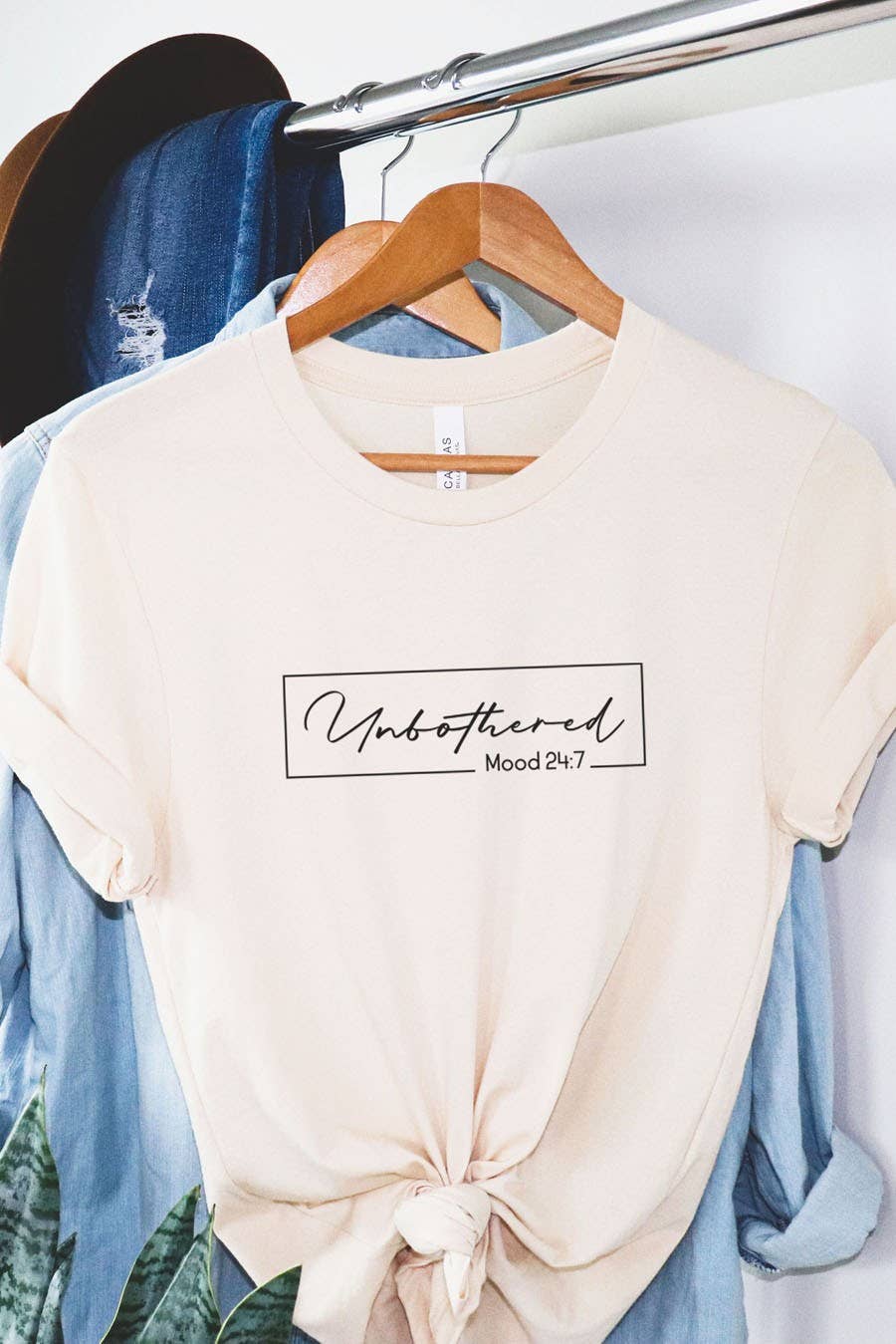 Bella Me - Wholesale Screen Printed T-Shirt - Women's - Unbothered Mood / Graphic Tee2