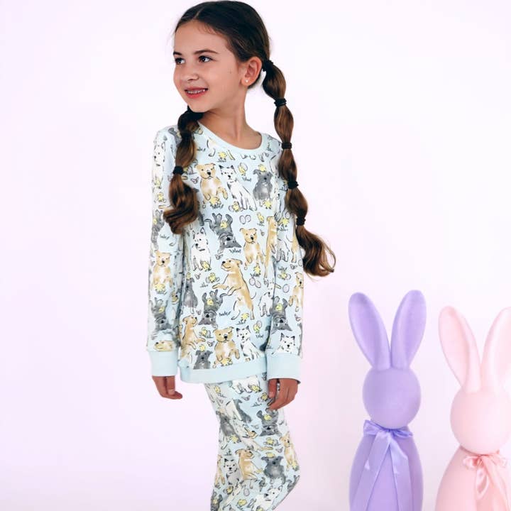 Matching Easter Kid's Long PJs, Ultra Soft, Matches Dog Tee and other Purchase wholesale easter pjs. Free returns & net 60 terms on Faire trending on Faire.