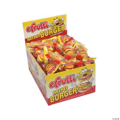 Fun Express – Engroshandel Vingummi – EFRUTTI MINI BURGER GUMMI2