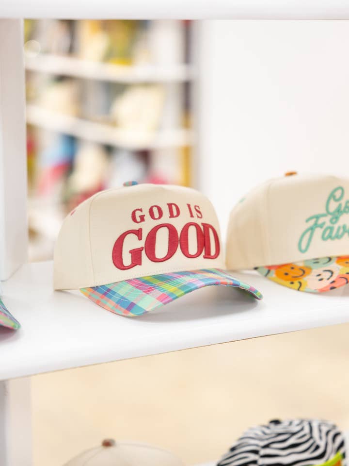 GOD IS GOOD CANVAS CAP for wholesale by Summer Tees