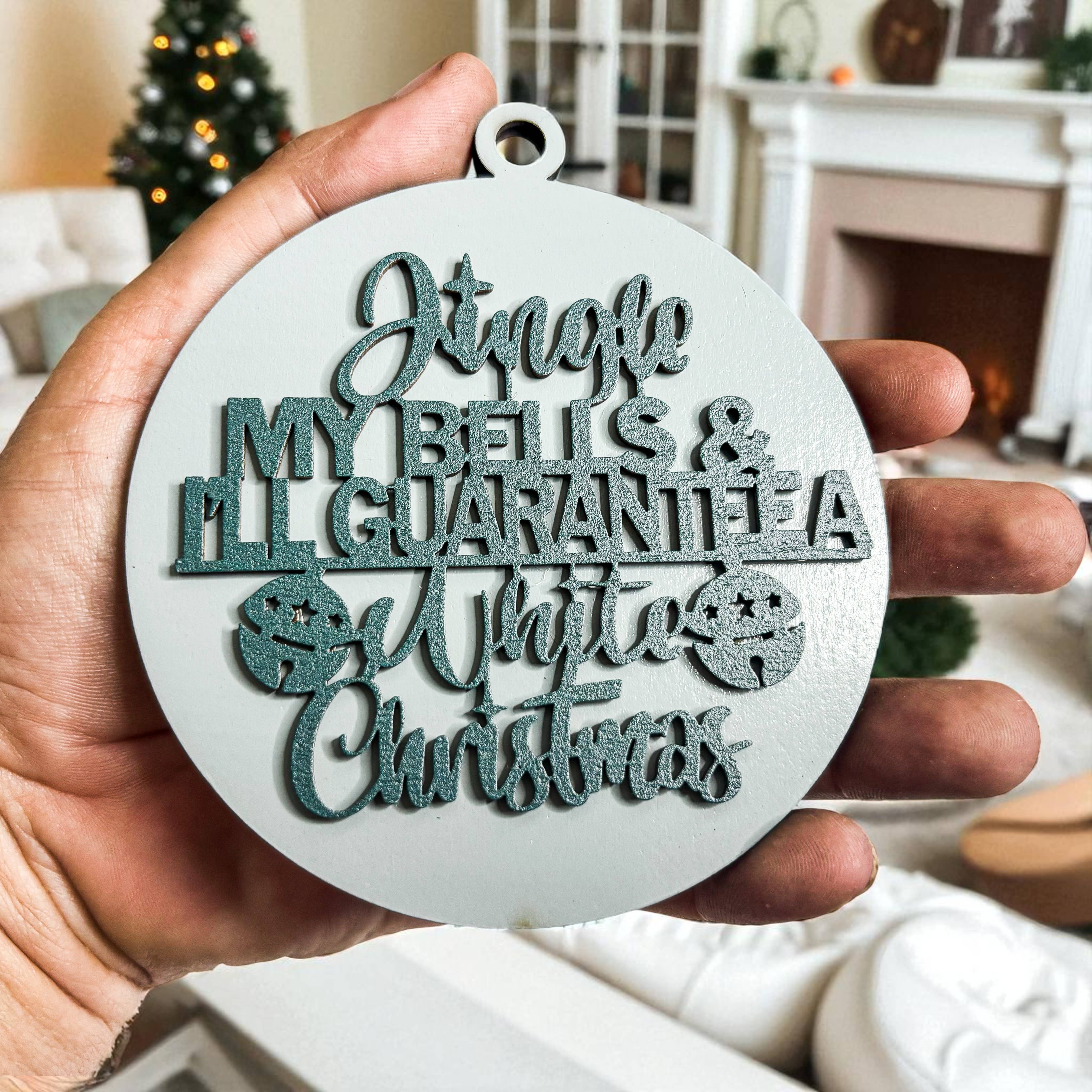 Gia Roma - Wholesale Ornament - Hanging Christmas Decor + Handmade Wooden Ornament Funny105