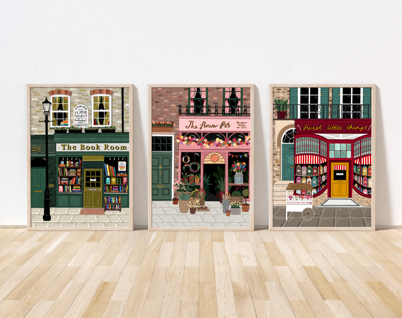 Bea Baranowska Illustration - Wholesale Art Print - Florist Shop Print3