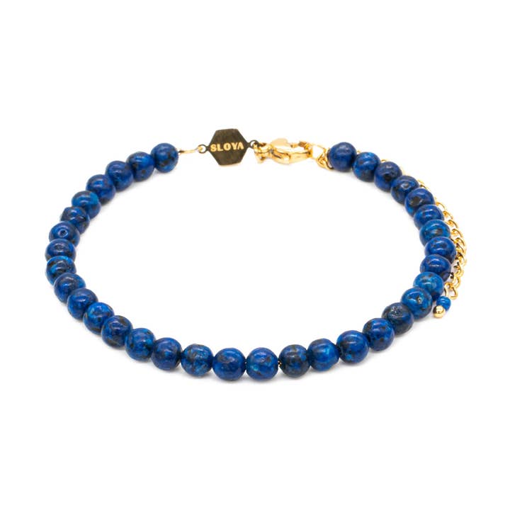Serena Lapis Lazuli Stone Bracelet for wholesale by Sloya