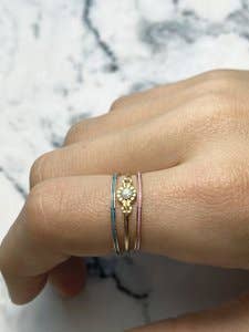 Charmin's Ringen - Wholesale Ring met meerdere stenen - R793 Magic Opal Goldplated Steel1