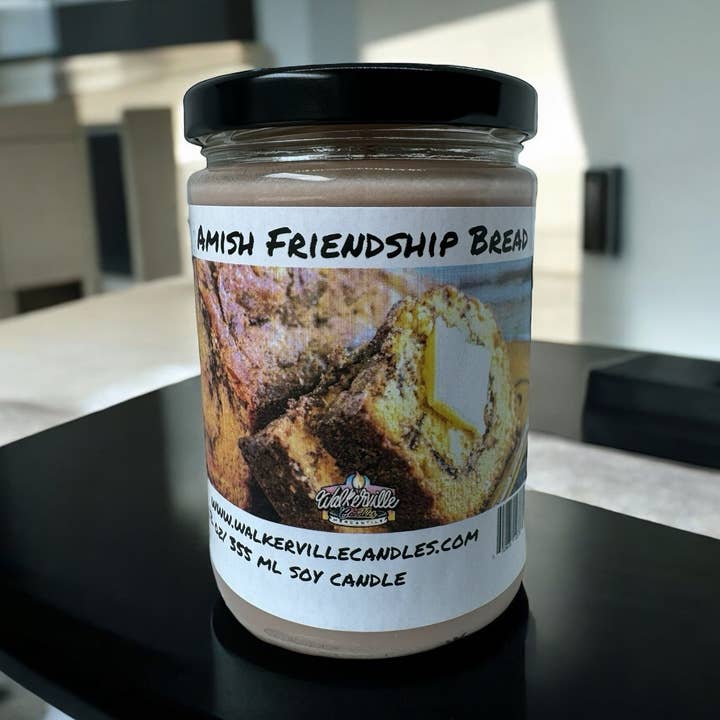 Vela de Coco y Soja Ecológica de 12 oz de Pan de la Amistad Amish para venta al por mayor de Walkerville Candles