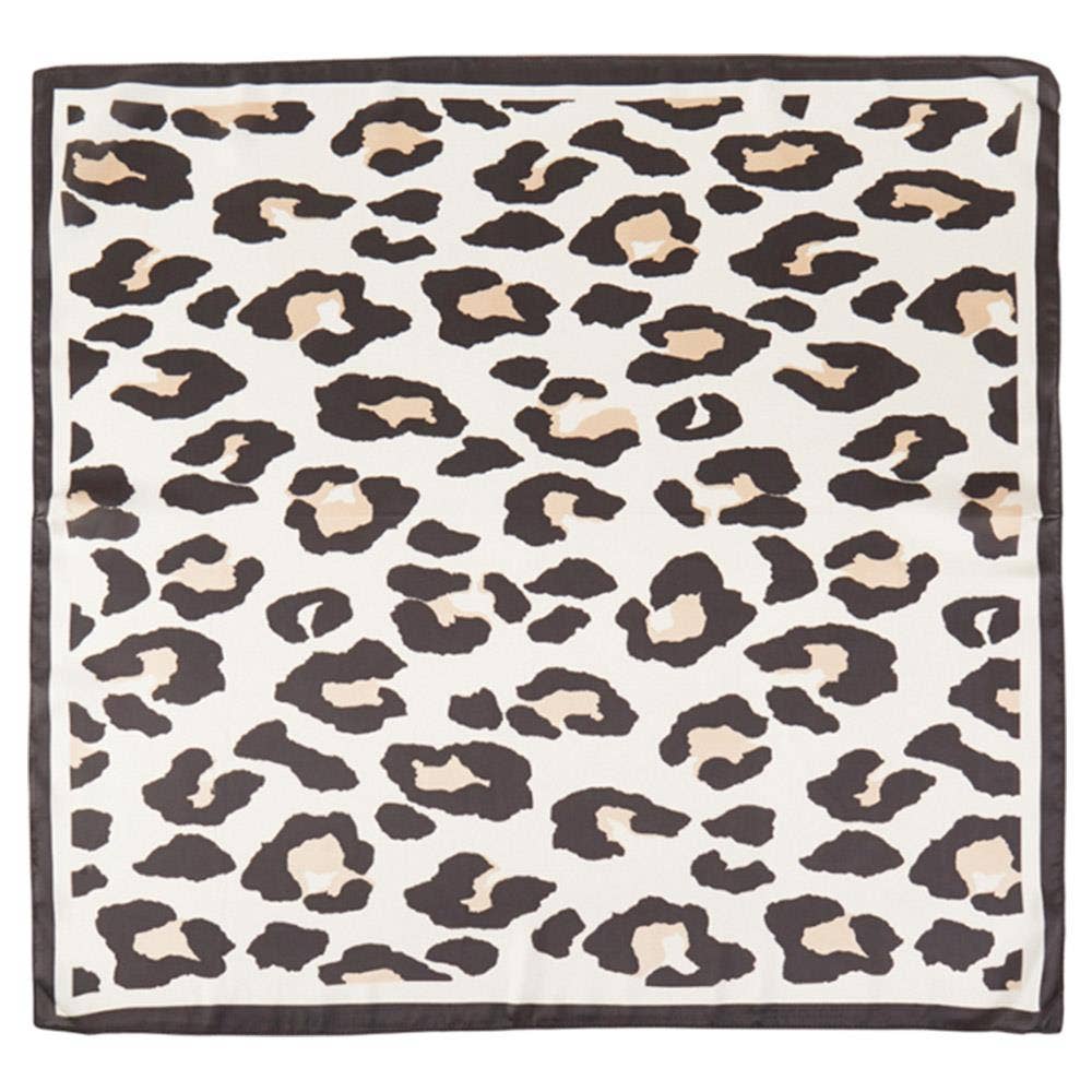 anbfashion - Vente Écharpe – femme - FOULARD EN SOIE À MOTIF LÉOPARD POUR LE COU3