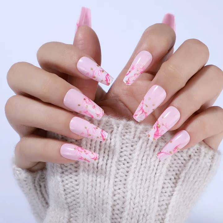 P.R.M.I.T Beauty - Wholesale Press-On/Fake Nails - PINK HAZE4