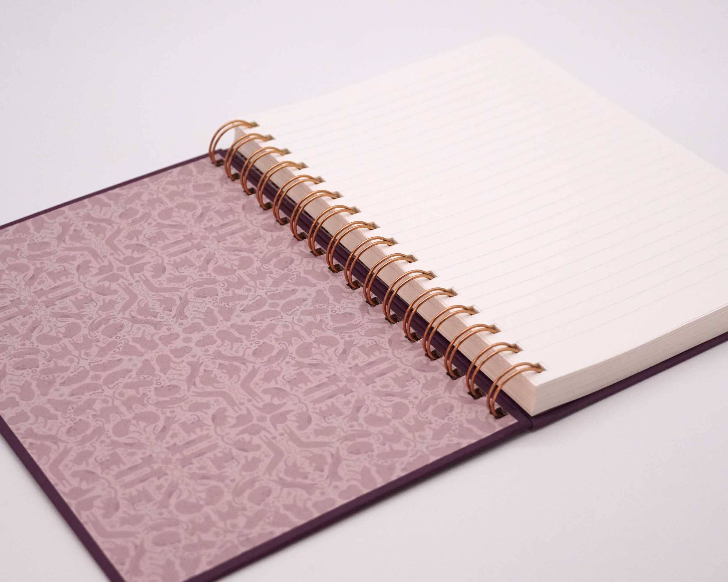 Compoco - Wholesale Notebook - Yoga Cats Poses Spiral Notebook4