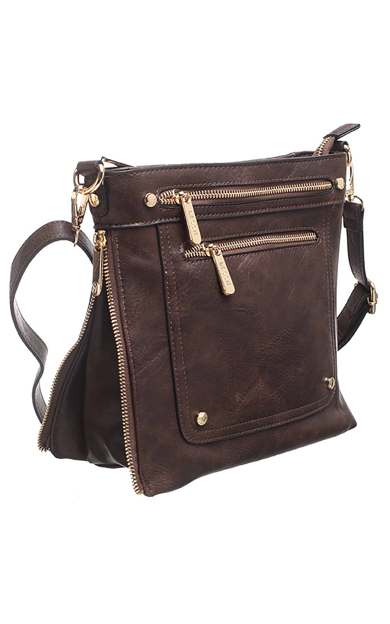 Bessie London - Venta al por mayor Bandolera - Mujer - BANDOLERA CON DOBLE BOLSILLO FRONTAL CON CREMALLERA24