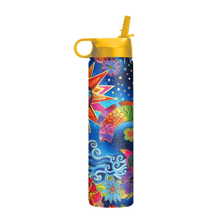 24 oz Wasserflasche - Laurel Burch "Celestial Magic" für den Großhandel von RainCaper