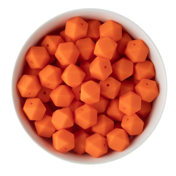 Cara & Co Silicone Craft Supply - Wholesale Beads - 14mm Hexagon Silicone Beads45