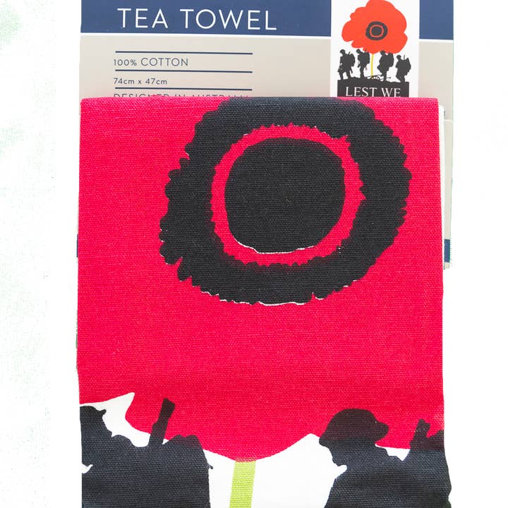 Allgifts Australia - Wholesale Tea Towel - Tea Towel - Lest We Forget1