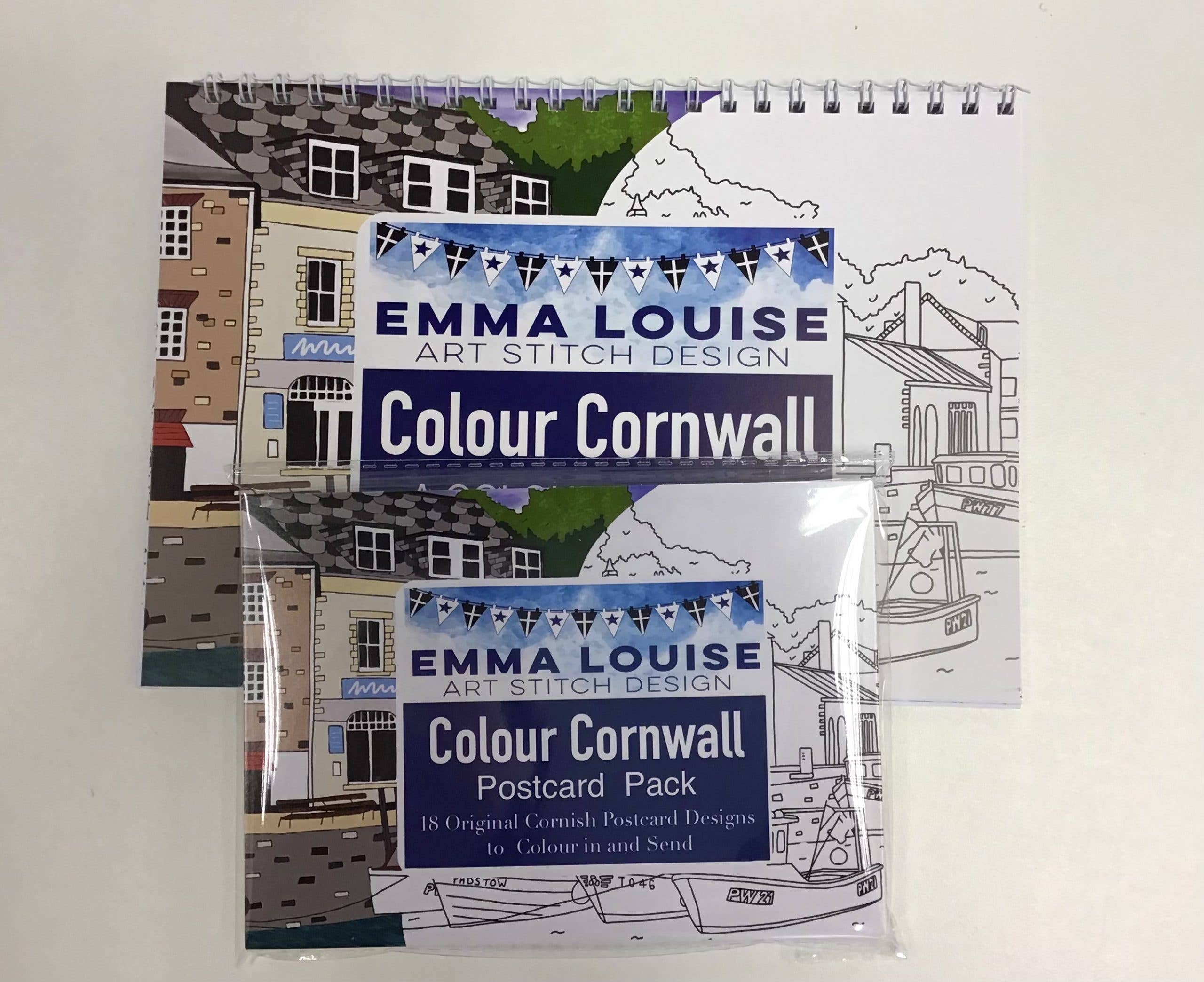 Emma Louise Art Stitch - Wholesale Postcard - Colour Cornwall –  Pack of Cornwall Colour In Postards6