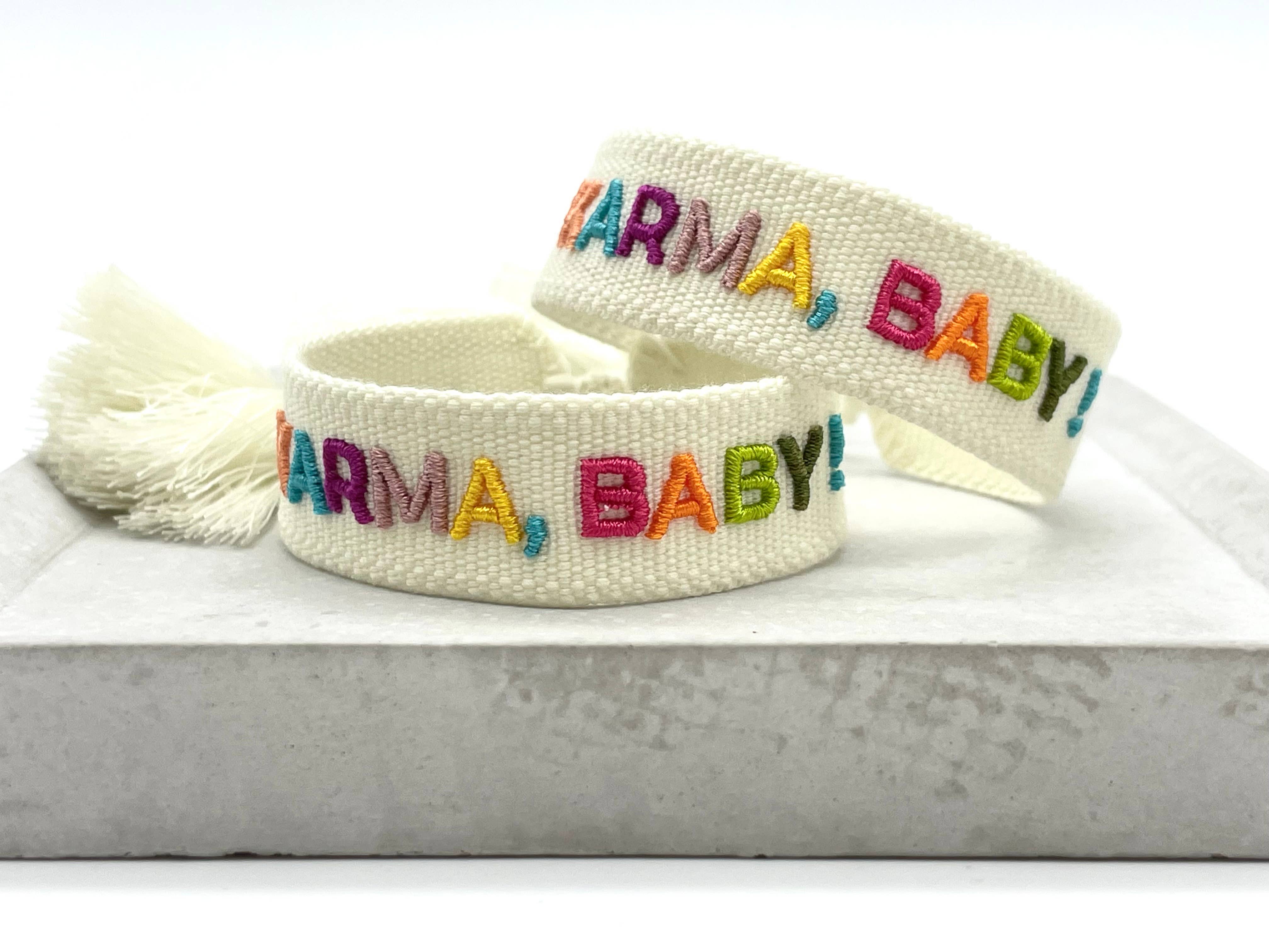 Parsley & Pepper - Wholesale Woven/Braided Bracelet - KARMA, BABY! Statement bracelet woven, embroidered2