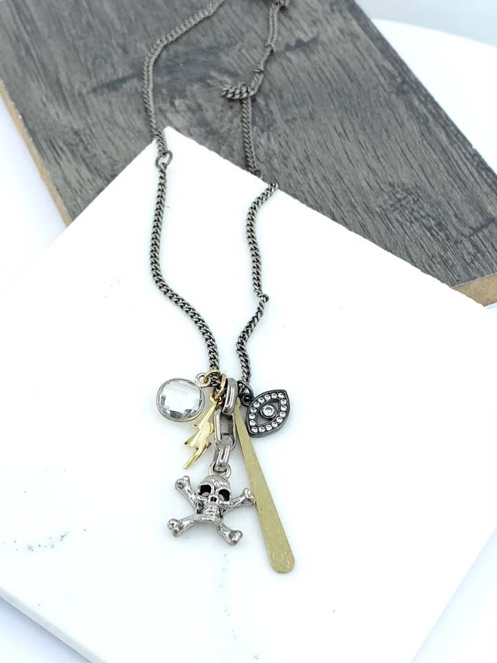 Multi Charm Necklace for wholesale by BMR