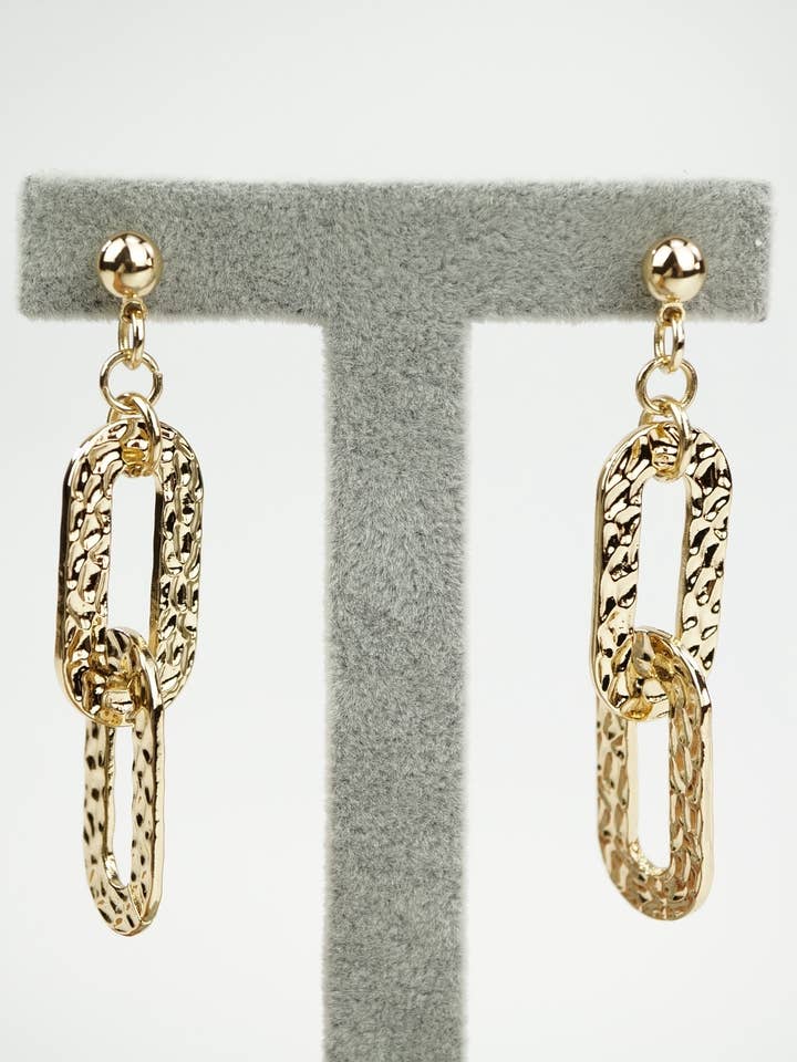 Pendientes Eslabones Enlazados para venta al por mayor de Victoria Moda