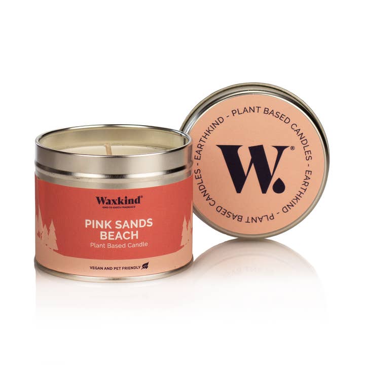 Vela en lata Pink Sands Beach - (paquete de 6) para venta al por mayor de The Fragrance House Group