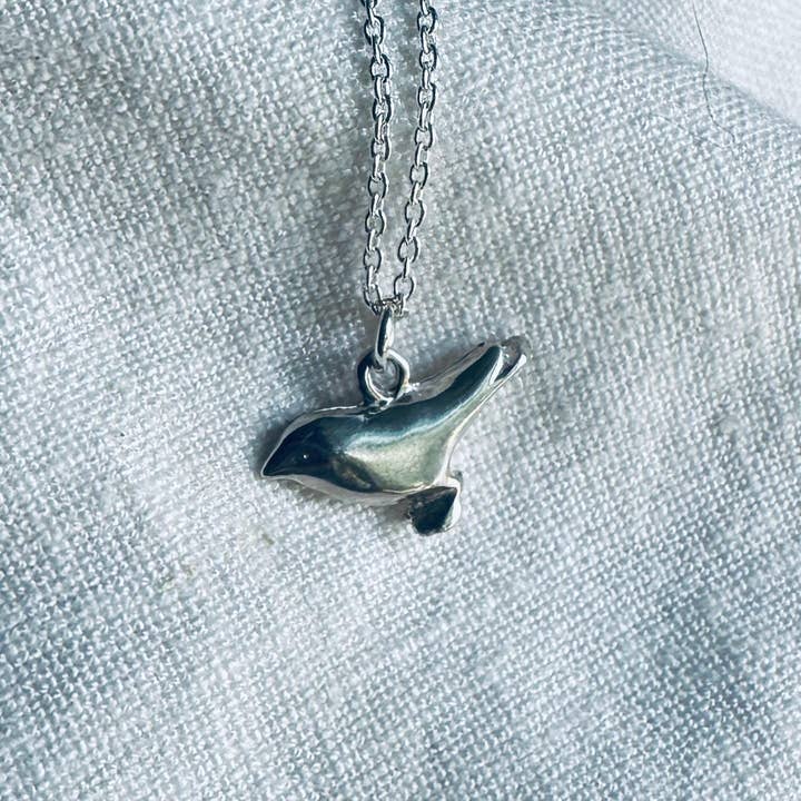 Bird Lover Gift | Sterling Silver Bird Pendant Necklace, Handmade by iNk Jewelry for wholesale by iNk Jewelry