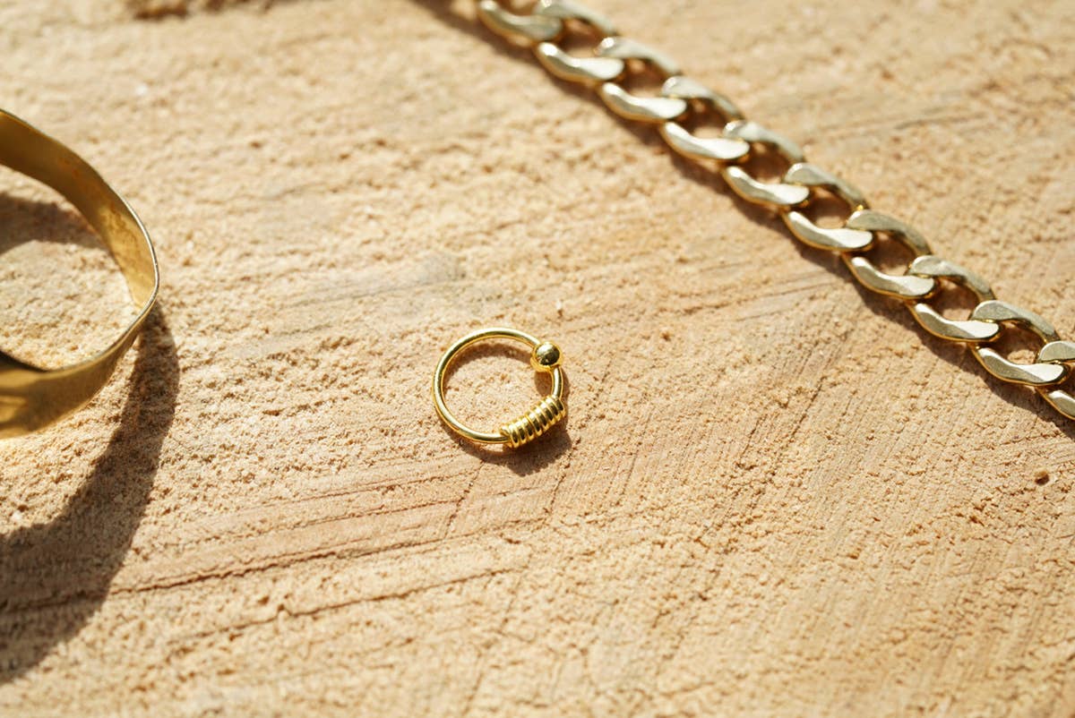 Urbiana – wholesale Nose ring – Sterling Silver Bali Nose Ring12