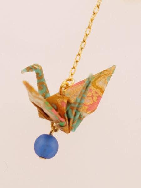 Ametsuchi by Amina Collection – wholesale Dangle earrings – ORIGAMI Crane Earrings - SARASA4