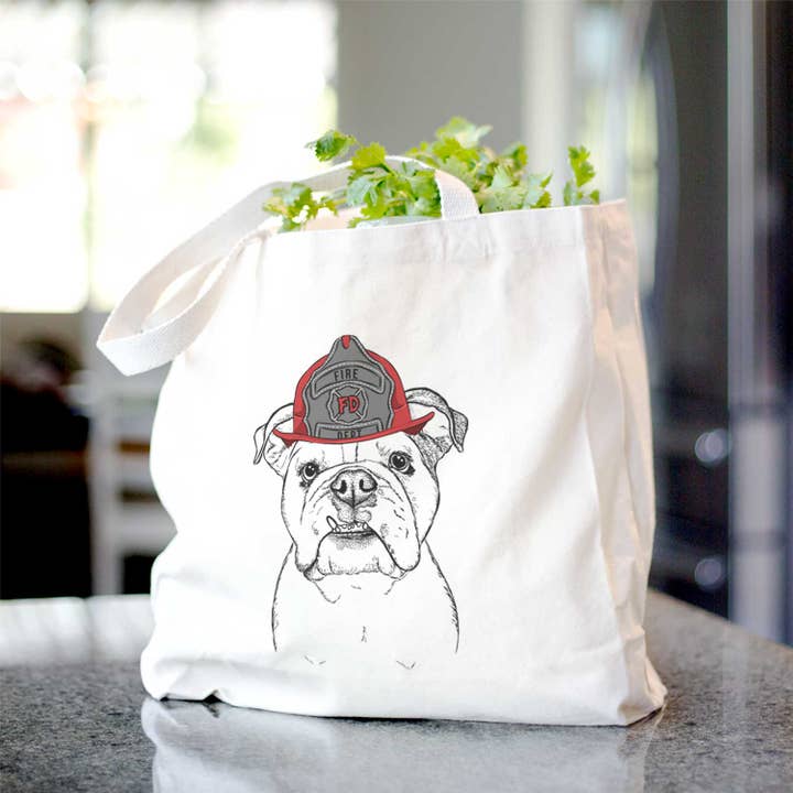 Dazy the English Bulldog - Sac fourre-tout pour la vente par Inkopious