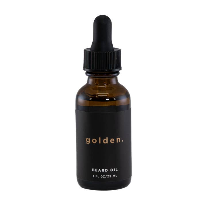 1oz Beard Oil for wholesale by Golden Grooming Co.