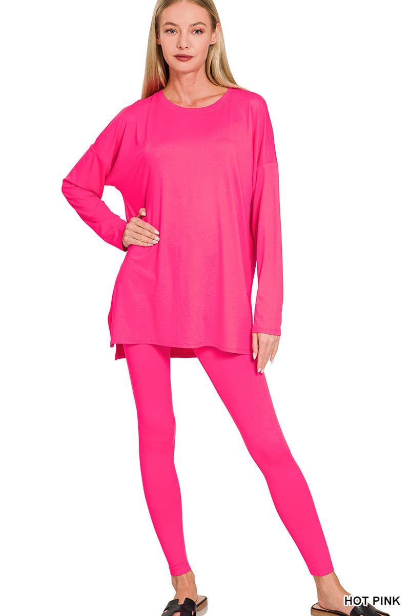 Vanilla Monkey - Wholesale Lounge Set - Women's - Brushed Dty Microfiber Loungewear Set10