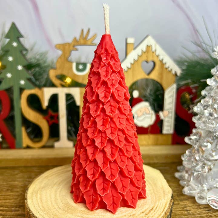 Velarosa Studio LLC - Wholesale Pillar Candle - Fir Tree Christmas Candle9