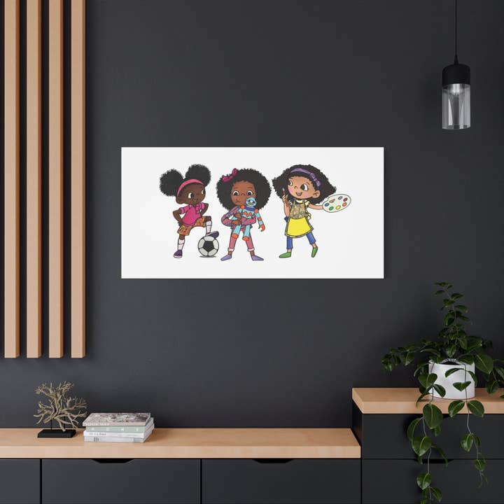 Ikuzi Dolls - Wholesale Art Print - Kids & Baby - Kids' Canvas Wall Art - Playful Characters for Creative Spaces119