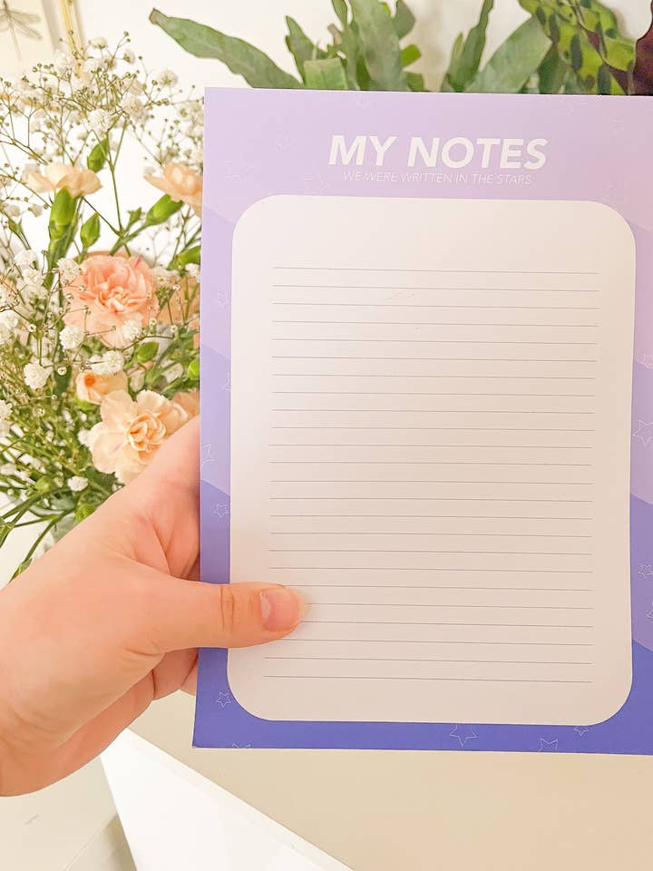 Classic Purple - Notepad for wholesale by Light & Early