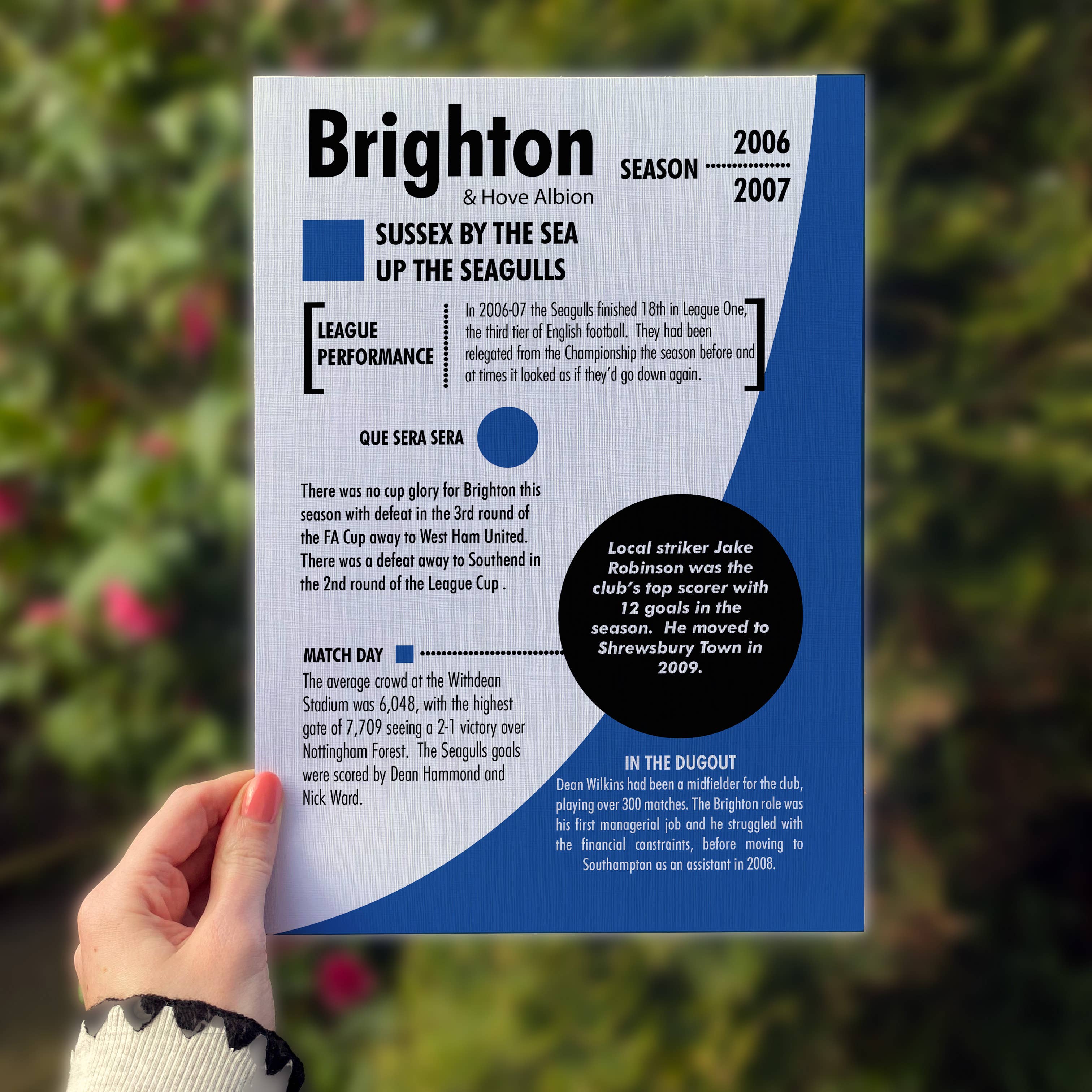 Afewhometruths - Venta al por mayor Ilustración - Impresión de regalo de temporada de Brighton2