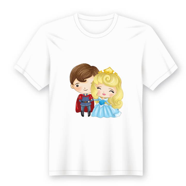 T-Shirt em Lata Princesa Bela Adormecida por atacado de Bee my Gift