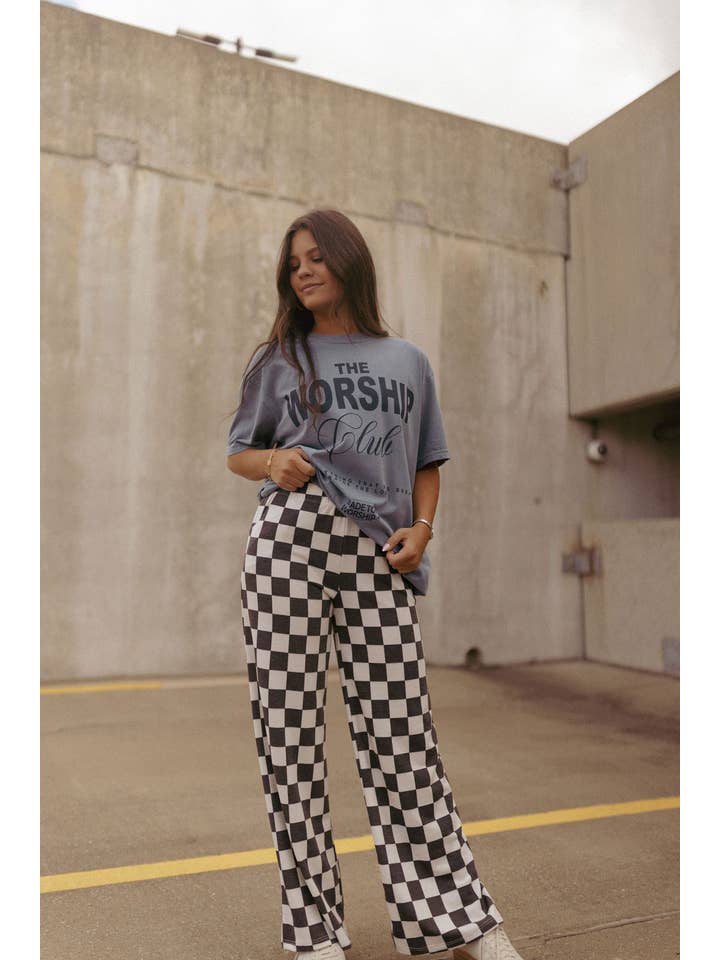 Whitney | Chaudoin Creations - Wholesale Graphic Sweatshirt - Women's - The Worship Club Graphic Tee