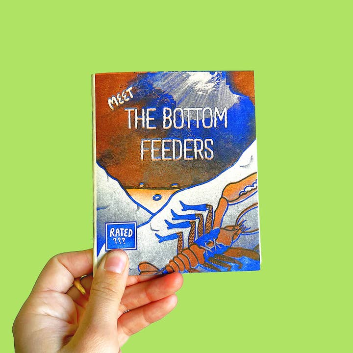 Tamiko Sidore Studio - Wholesale Reference - THE BOTTOM FEEDERS Risograph Zine